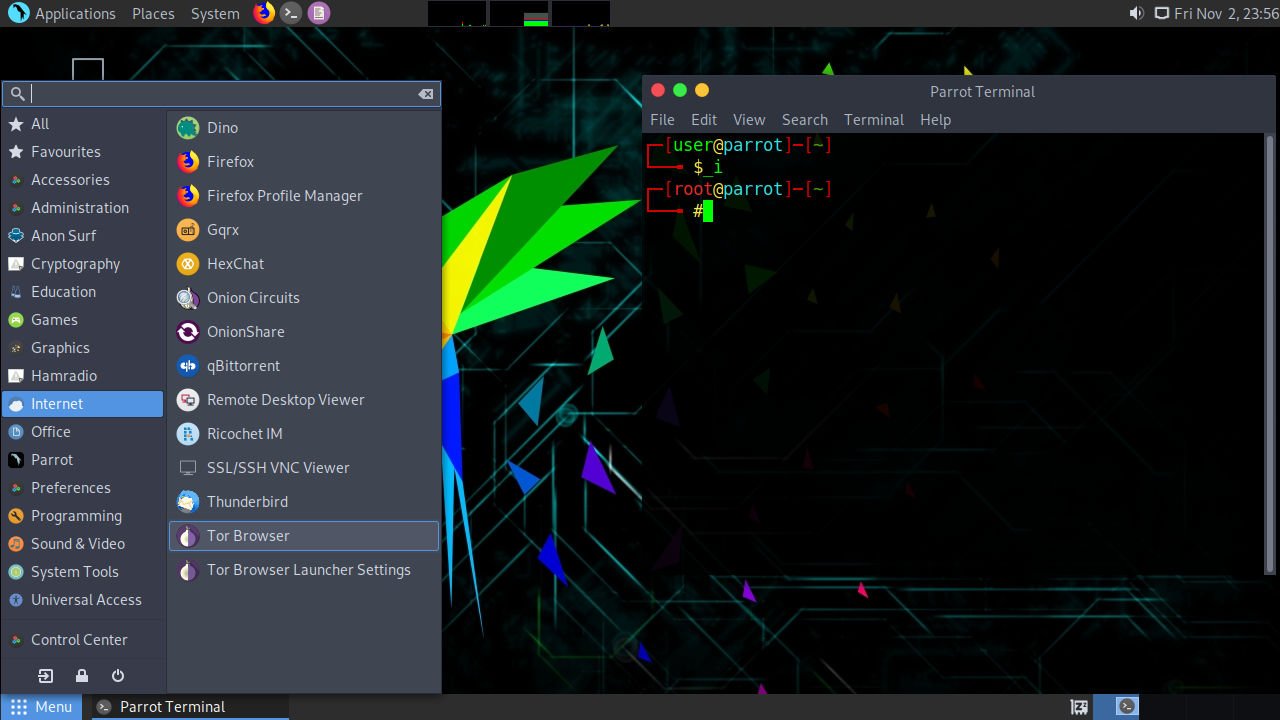 Bottom Menu
